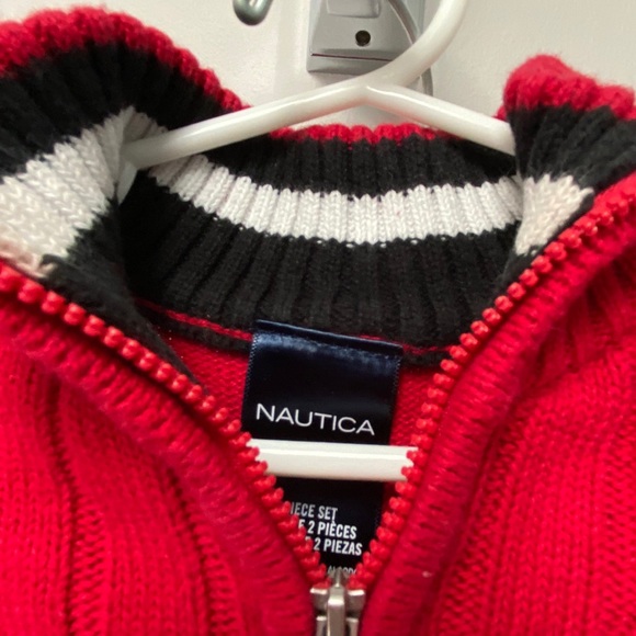 Nautica 2-piece sweater & dress pants outfit set - Picture 4 of 13